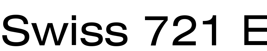 Swiss 721 Extended BT Font Download Free