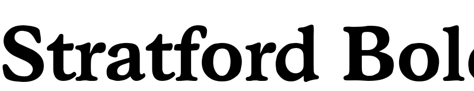 Stratford Bold Font Download Free
