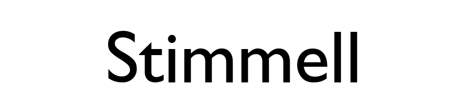 Stimmell Font Download Free