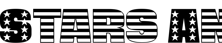 Stars And Stripes Plain Regular Font Download Free