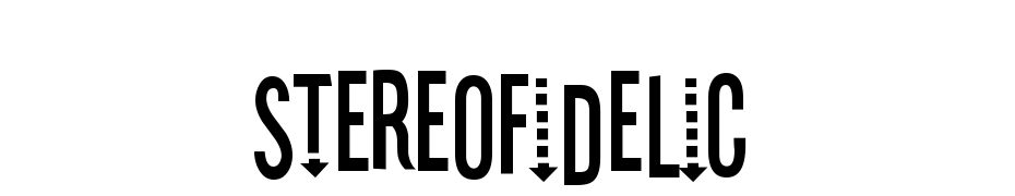 Stereofidelic Font Download Free
