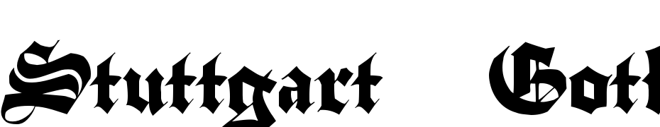 Stuttgart Gothic Demo Font Download Free