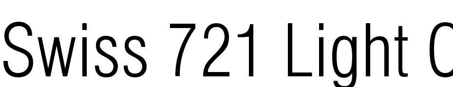 Swiss 721 Light Condensed BT Fuente Descargar Gratis
