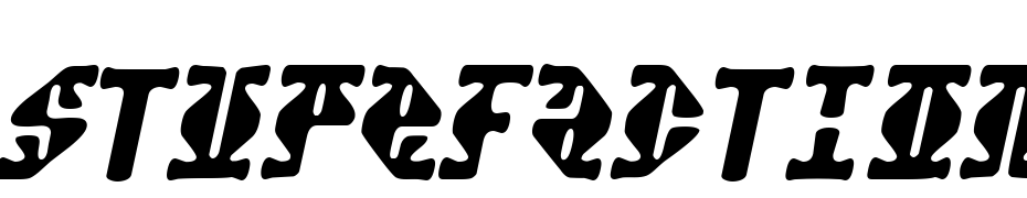 Stupefaction Font Download Free