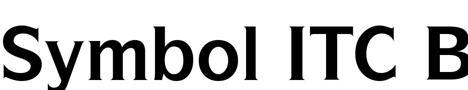 Symbol ITC Bold BT Font Download Free