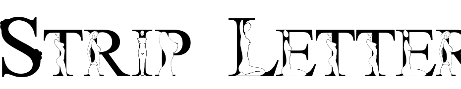 Strip Letter1 Font Download Free