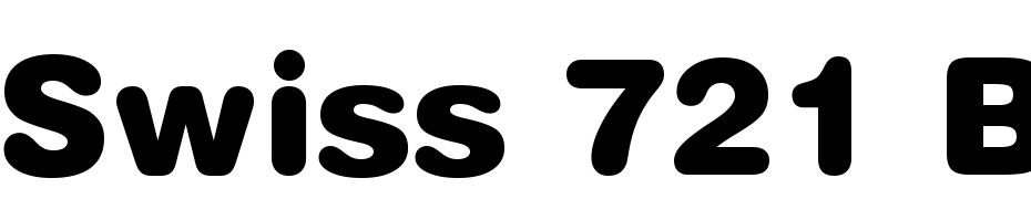 Swiss 721 Black Rounded BT Font Download Free