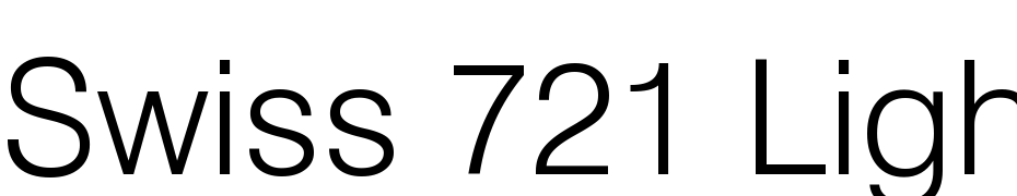 Swiss 721 Light BT Font Download Free