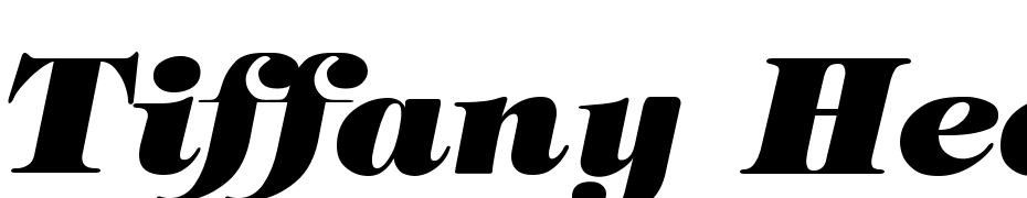 Tiffany Heavy Italic cкачати шрифт безкоштовно