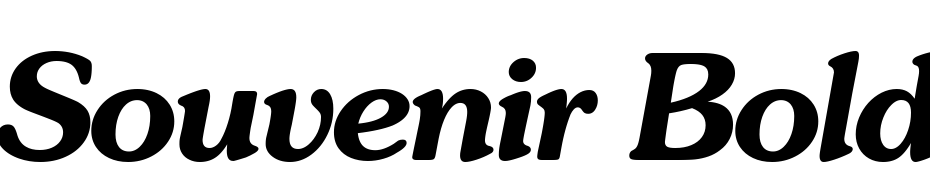 Souvenir Bold Italic Font Download Free