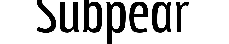 Subpear Font Download Free