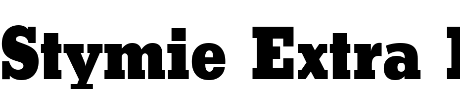 Stymie Extra Bold BT Font Download Free