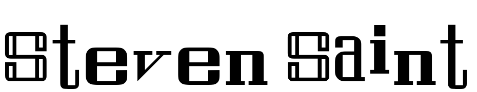 Steven Saint Font Download Free