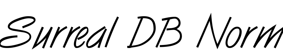 Surreal DB Normal Scarica Caratteri Gratis