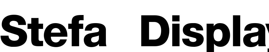 Stefa Display SSi Font Download Free