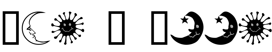 Sun N Moon Font Download Free