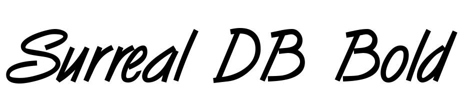 Surreal DB Bold Font Download Free