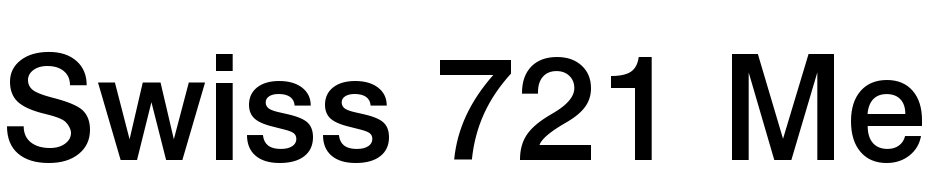 Swiss 721 Medium BT Font Download Free