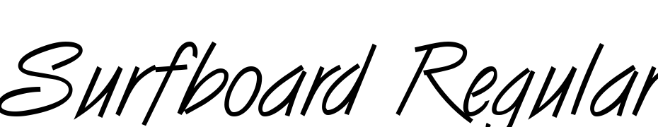 Surfboard Regular DB Font Download Free