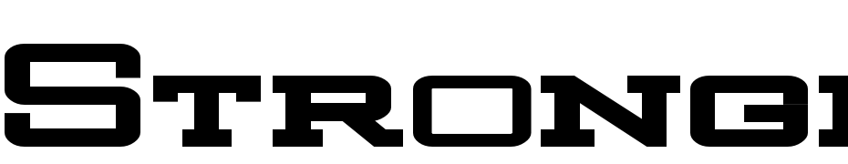 Strongman Bold Font Download Free