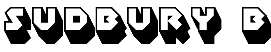 Sudbury Basin 3D Schrift Herunterladen Kostenlos