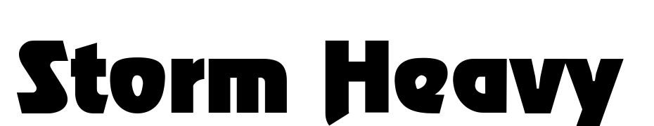Storm Heavy Font Download Free