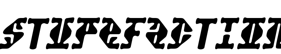 Stupefaction Font Download Free