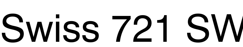 Swiss 721 SWA Font Download Free