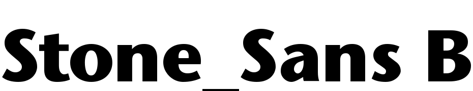 Stone_Sans Bold Font Download Free