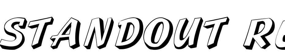 Standout Regular Font Download Free