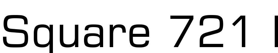 Square 721 BT Font Download Free
