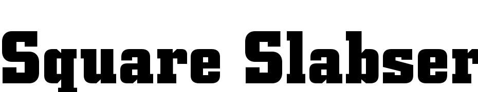 Square Slabserif 711 Bold BT Font Download Free