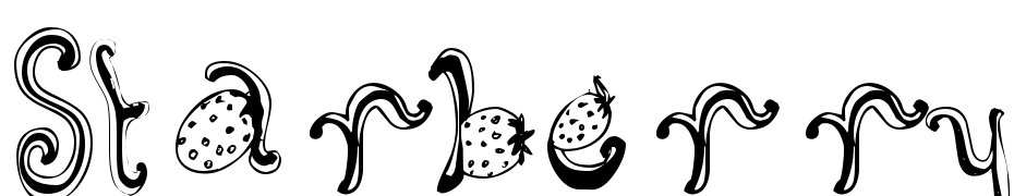 Starberry Swirl Delight Font Download Free