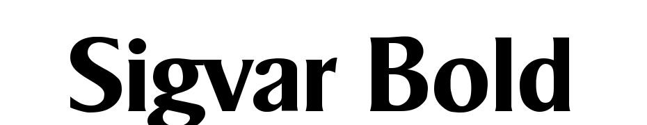 Sigvar Bold Font Download Free