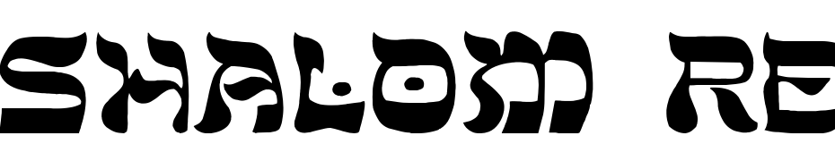 SHALOM Regular cкачати шрифт безкоштовно