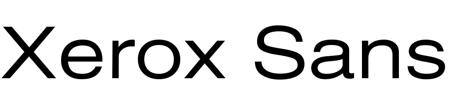 Xerox Sans Serif Wide Font Download Free
