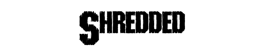 Shredded cкачати шрифт безкоштовно