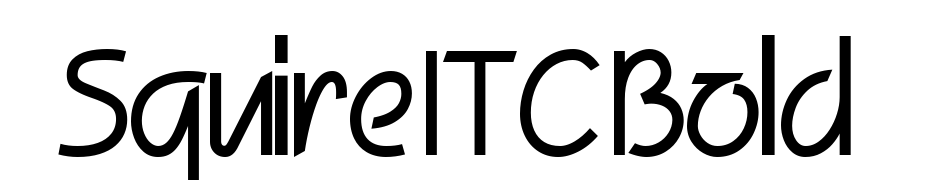 Squire ITC Bold Font Download Free