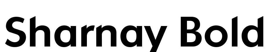 Sharnay Bold Fuente Descargar Gratis