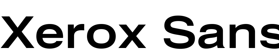 Xerox Sans Serif Wide Bold Font Download Free
