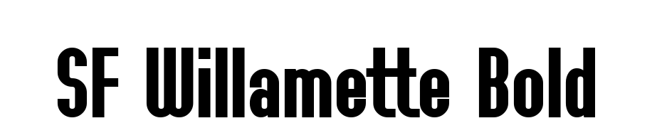 SF Willamette Bold Font Download Free