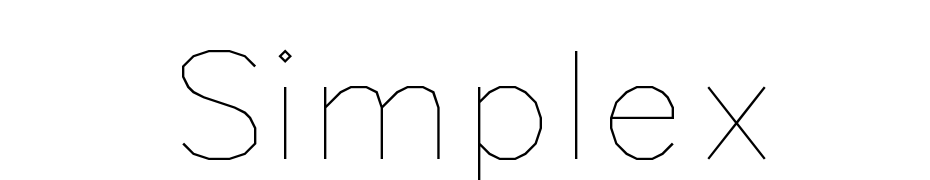 Simplex cкачати шрифт безкоштовно