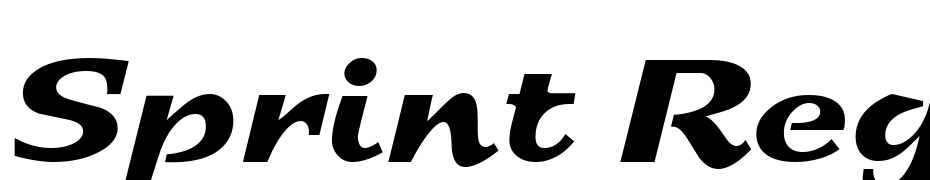 Sprint Regular Font Download Free