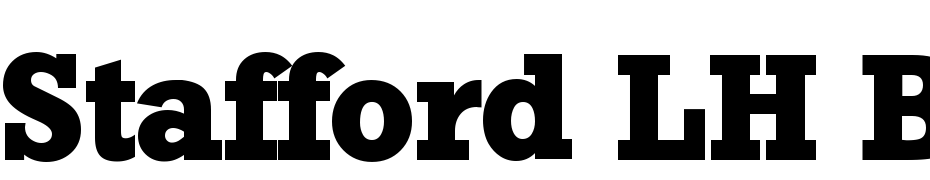 Stafford LH Bold Font Download Free