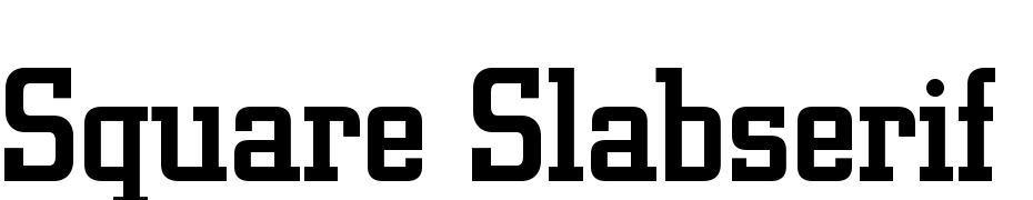 Square Slabserif 711 Medium BT Font Download Free