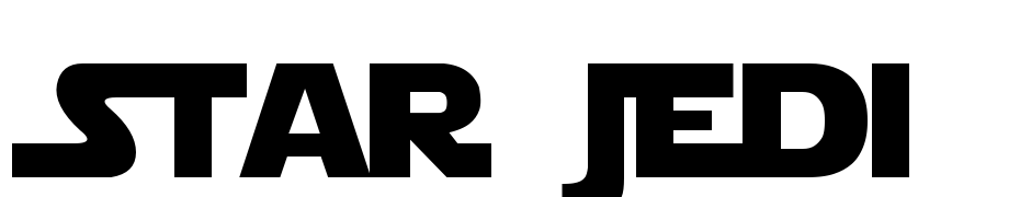 Star Jedi Font Download Free