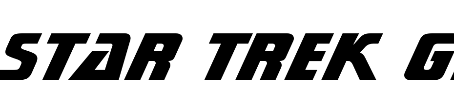 Star Trek Gen Heavy BT Scarica Caratteri Gratis
