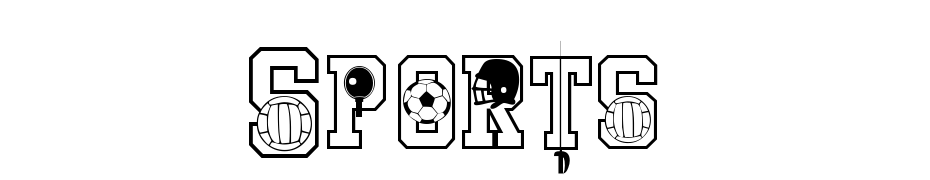 Sports cкачати шрифт безкоштовно