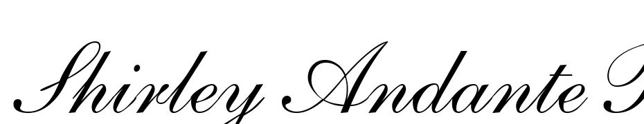 Shirley Andante Regular DB cкачати шрифт безкоштовно