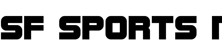 SF Sports Night NS Upright Font Download Free